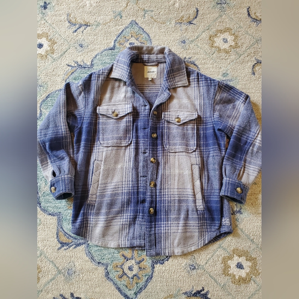 Aerie Plaid Flannel Jacket XS